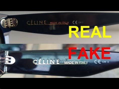 how to identify fake celine sunglasses